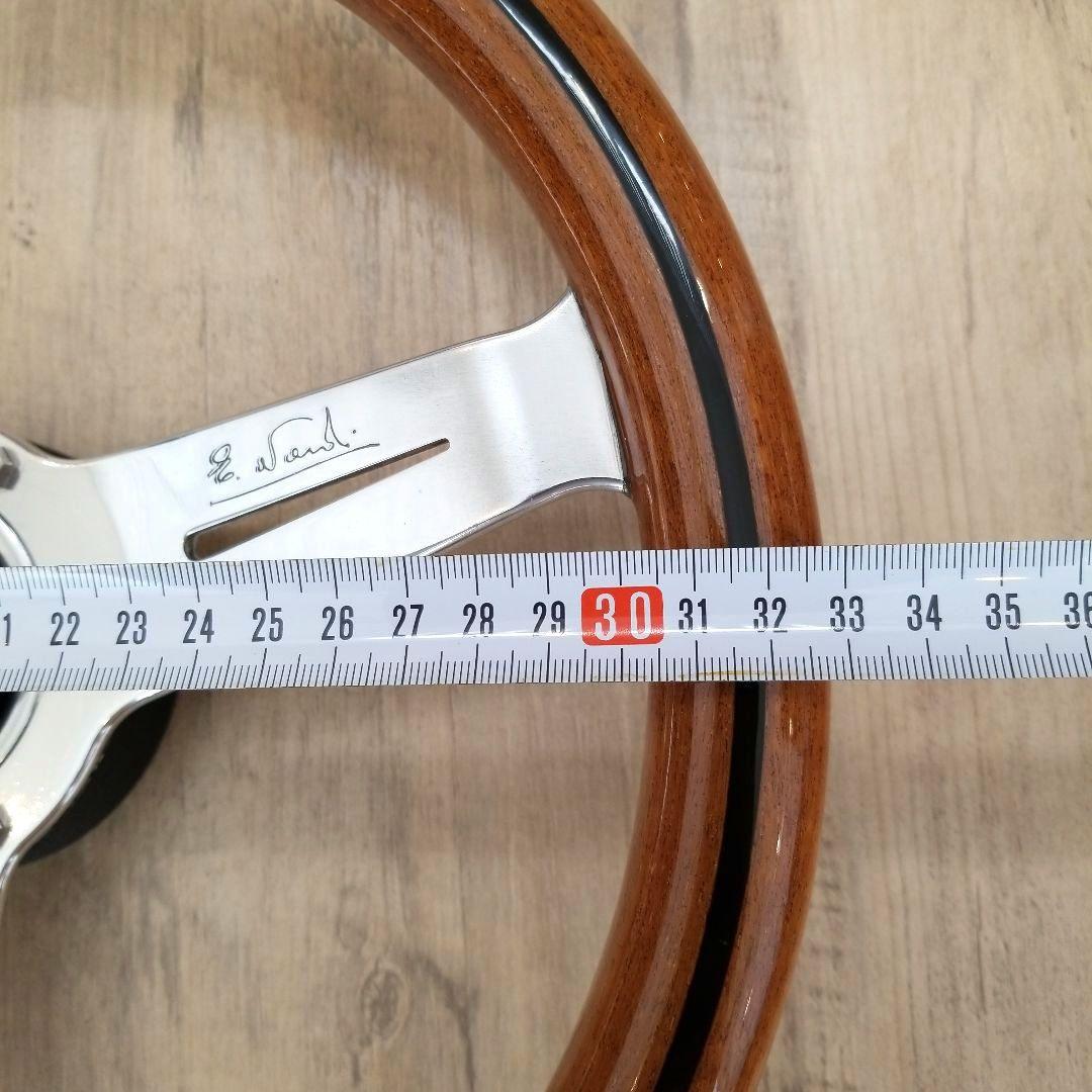 NARDI★ナルディクラシックウッドポリッシュステアリング/FET当時物　33Φ
