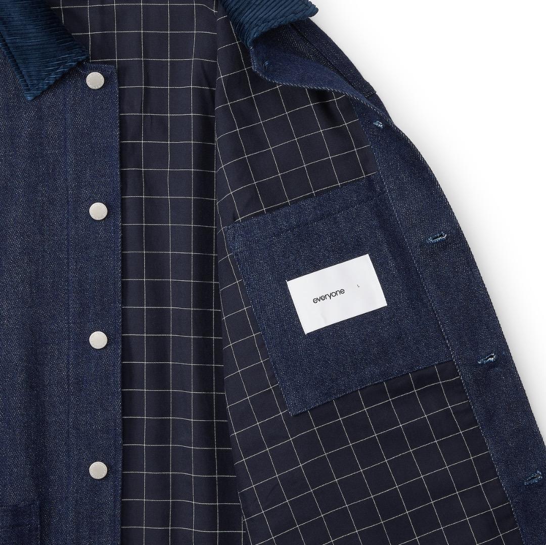 everyone soft denim coverall jacket デニム