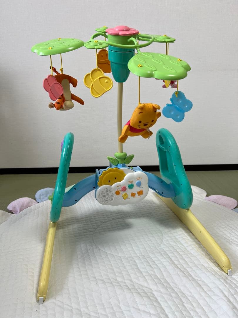 タカラトミー くまのプーさん 6WAYジムにへんしんメリー （付属品完備）