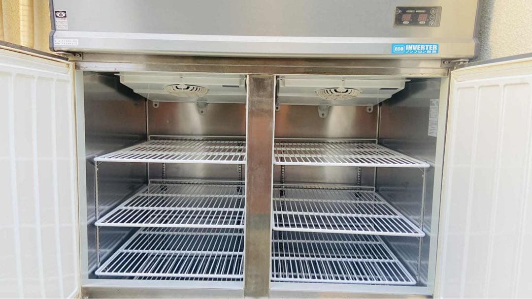 ダイワ 4ドア冷凍庫 ステンレス製