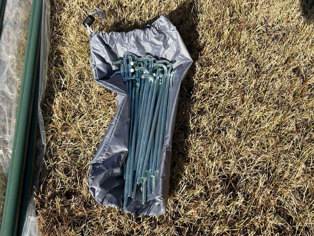 美品　テントファクトリー　フォーシーズントンネル2ルームテントL ベージュ