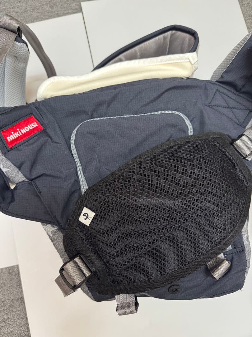 Miki House x POGNAE ベビーキャリア ダークグレー