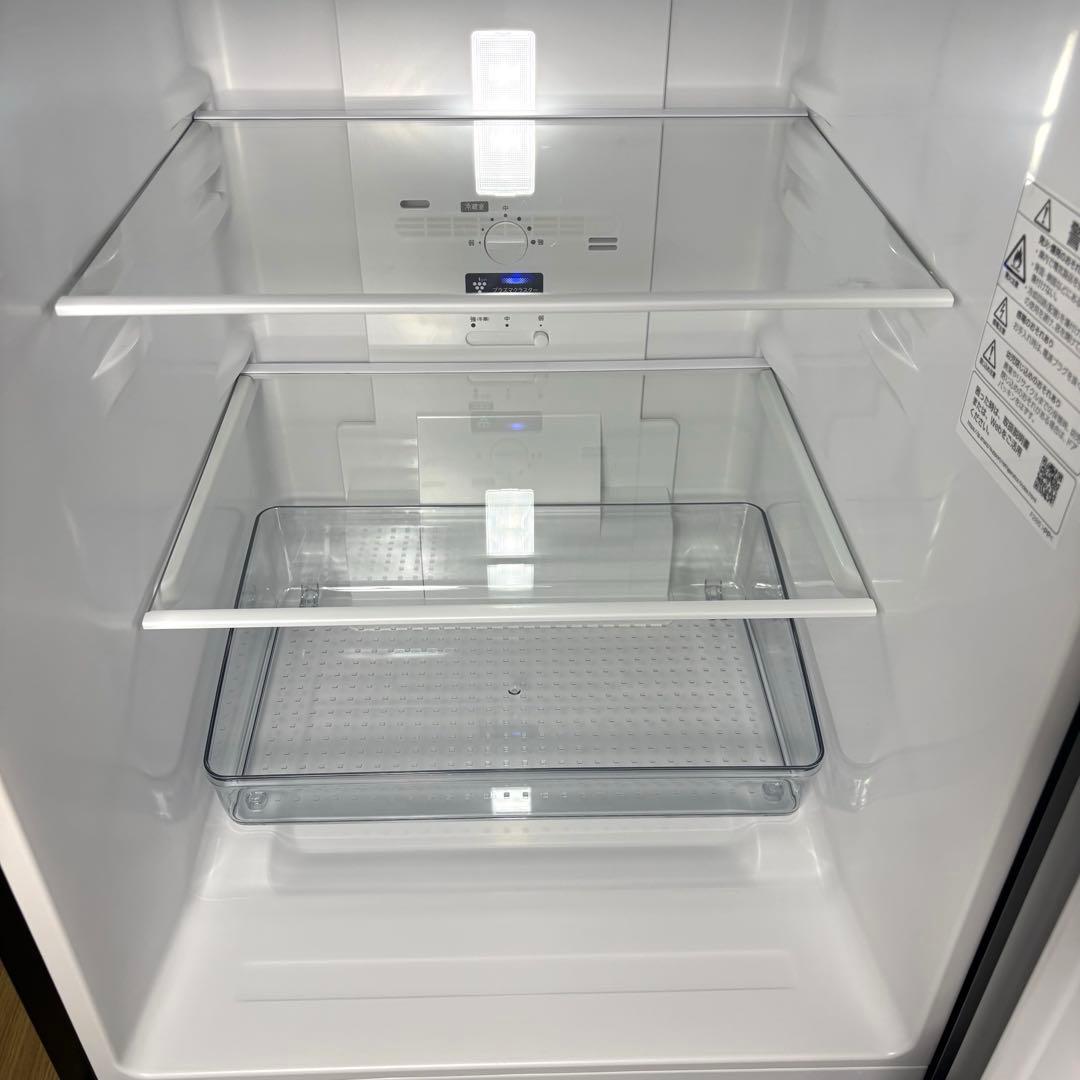 2022年製 冷蔵庫 一人暮らし 単身用 小型 3ヶ月保証付き ガラスドア 高級