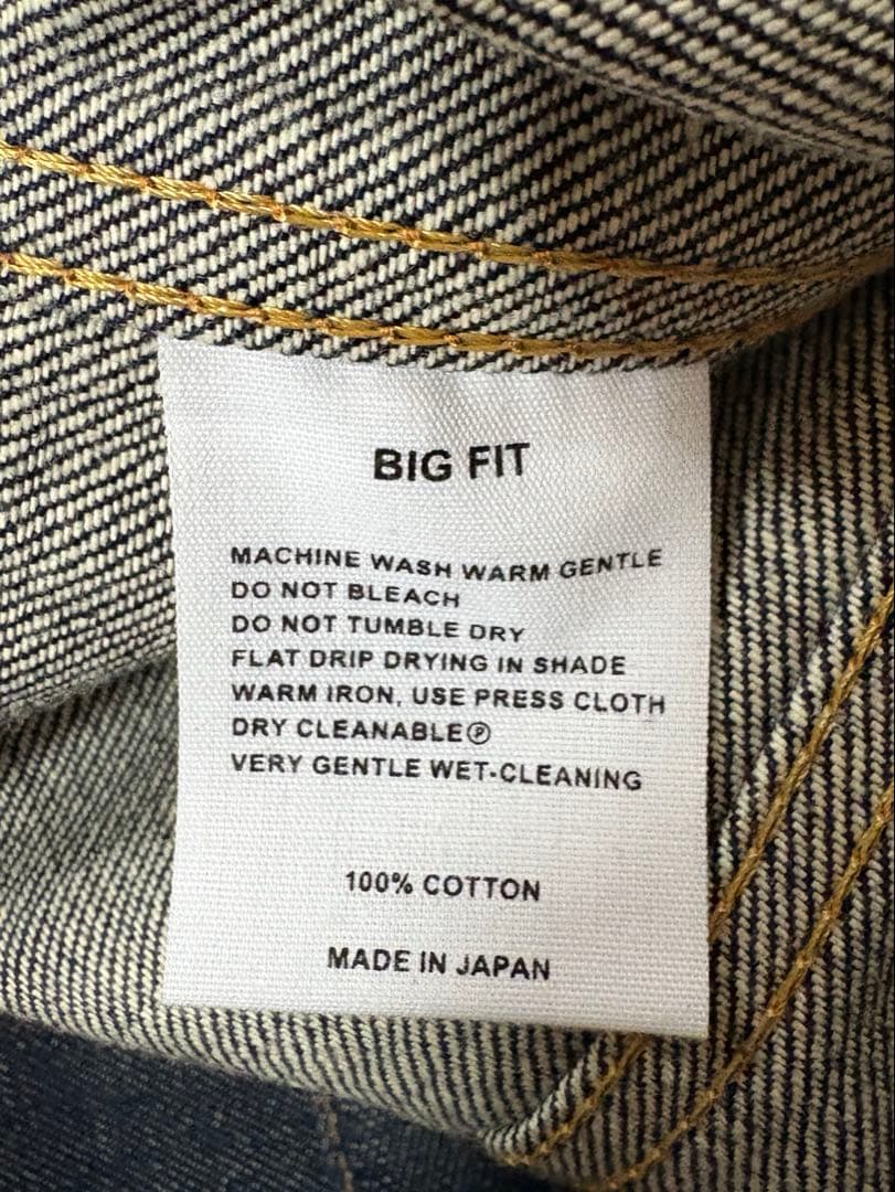 HYKE ハイク デニムジャケット BIG FIT