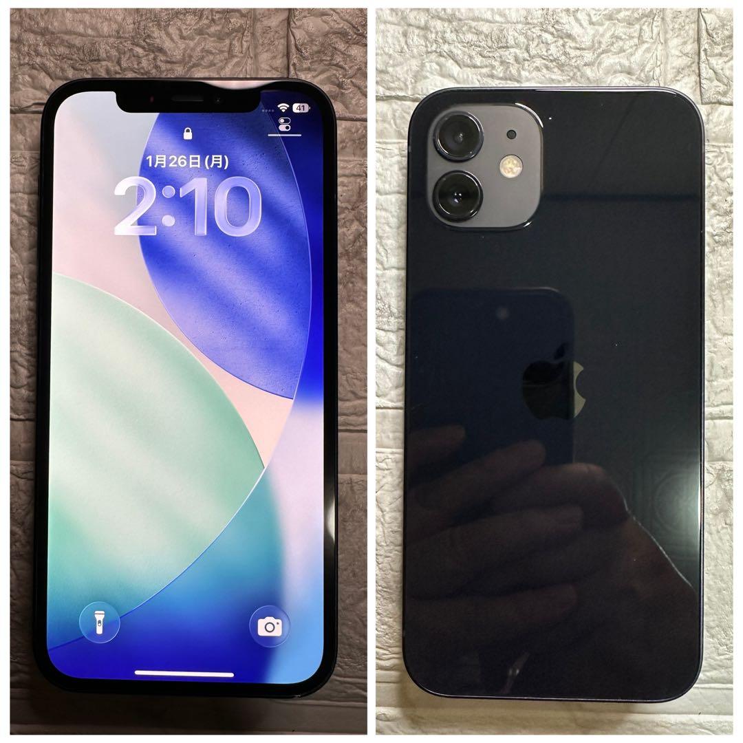 37 iPhone 12 128GB 純正BMS新品バッテリー　結構美品