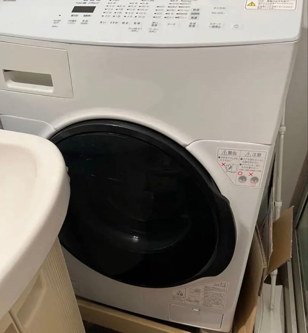 アイリスオーヤマ ドラム式洗濯機　CDK852-W