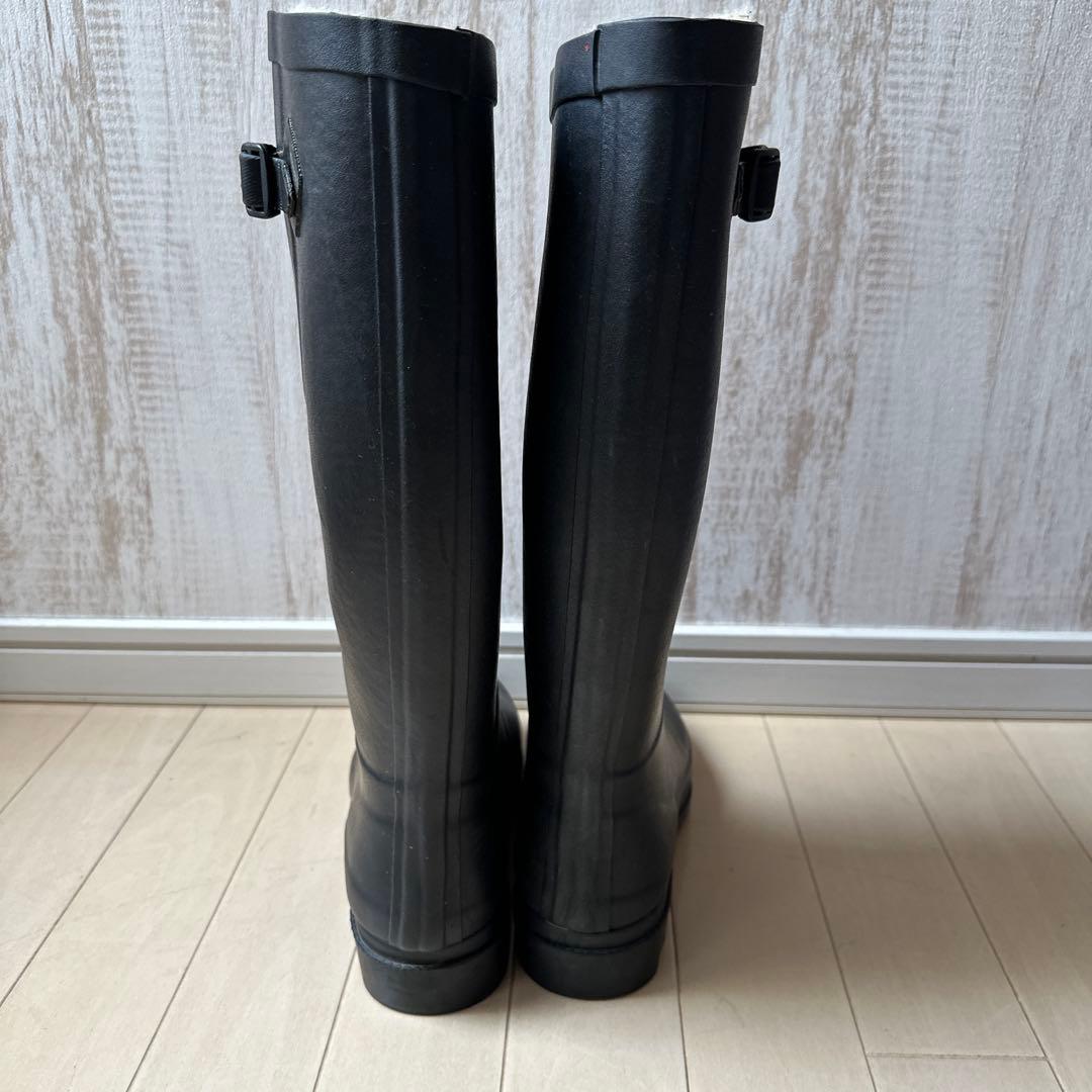 AIGLE エーグル ファー ロングブーツ 37 エーグランティーヌファー