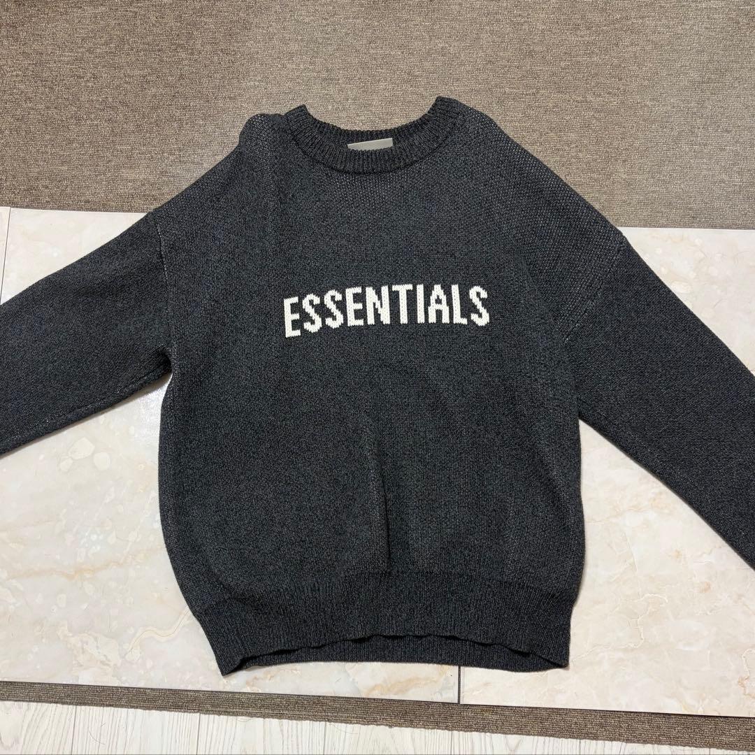 た*ば様 FEAR OF GOD ESSENTIALS ニット ブラック S
