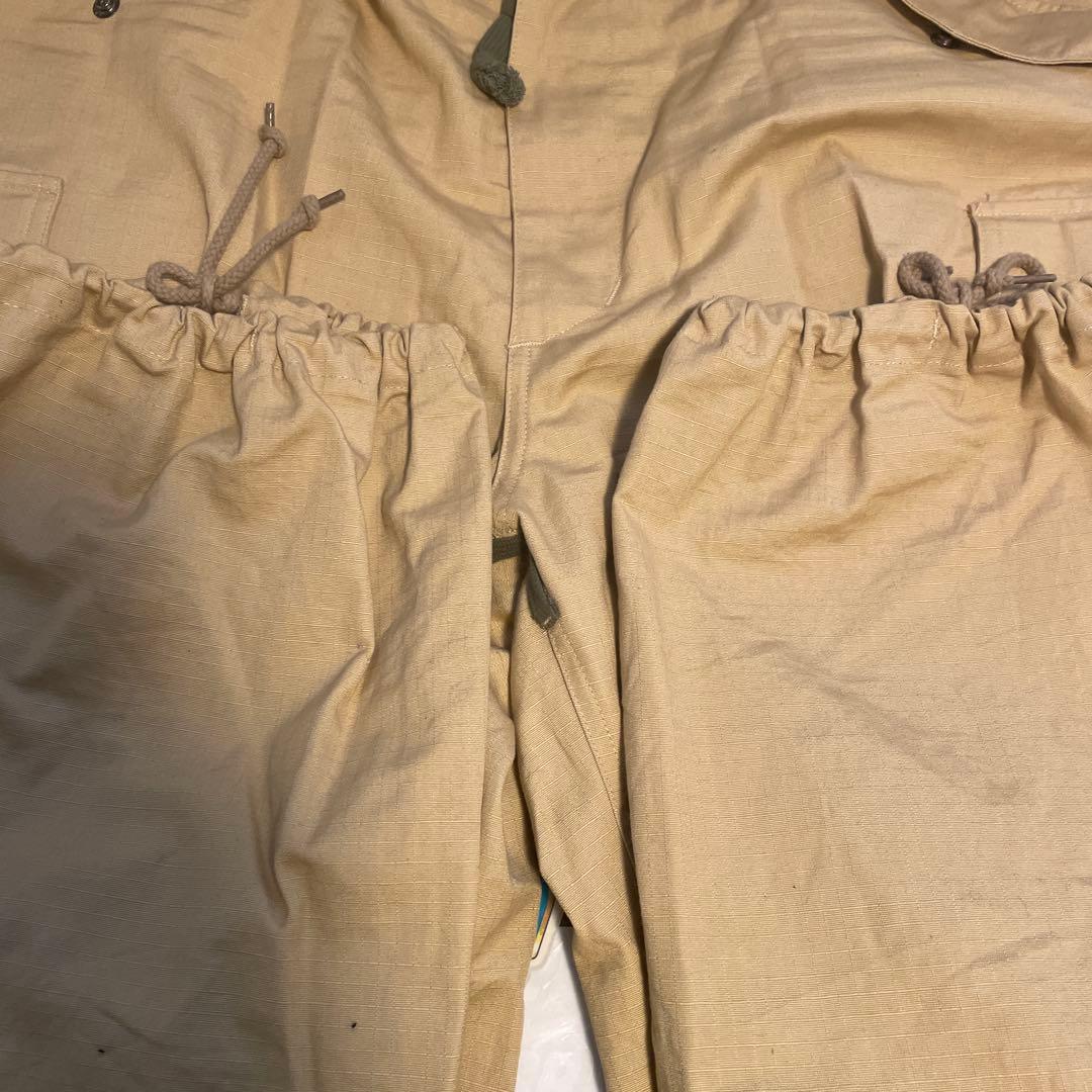 SAPEUR ベージュ カーゴパンツ