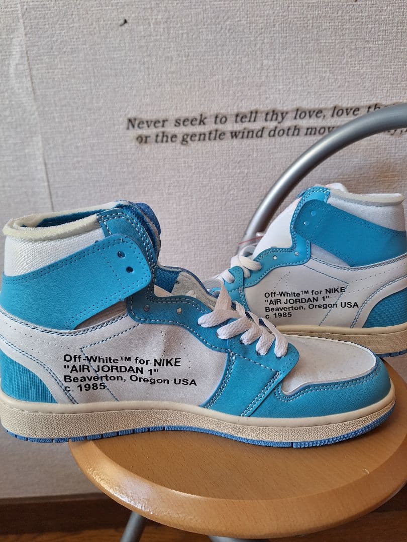 ふみOff-White × Nike Air Jordan 1 UNC