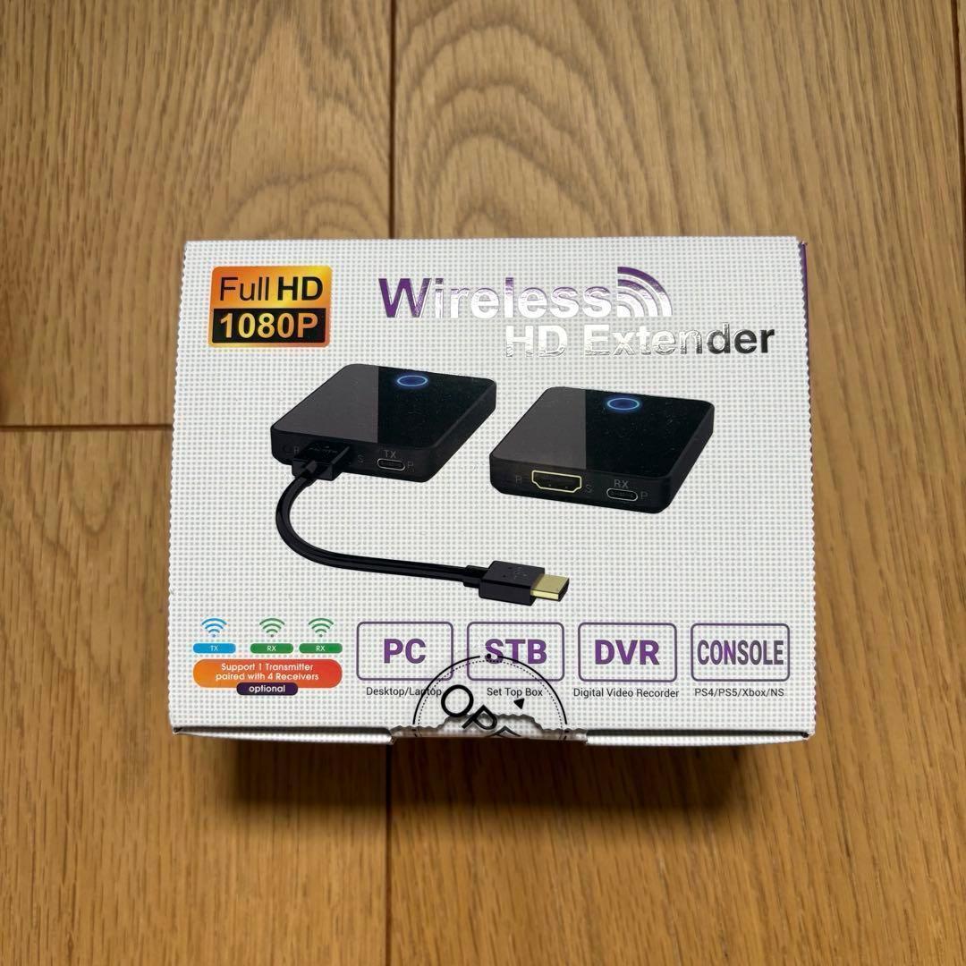 新品 ワイヤレス HDMI送信機 受信機 プロジェクター ゲーム Netflix