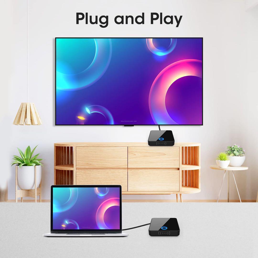 新品 ワイヤレス HDMI送信機 受信機 プロジェクター ゲーム Netflix