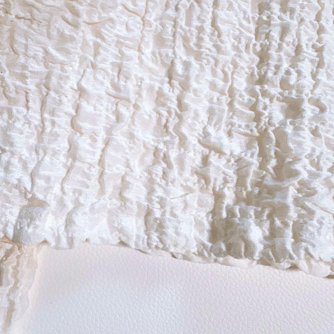 MORABITO PREMIER ハイネック　カットソー 装飾 シワ加工　38