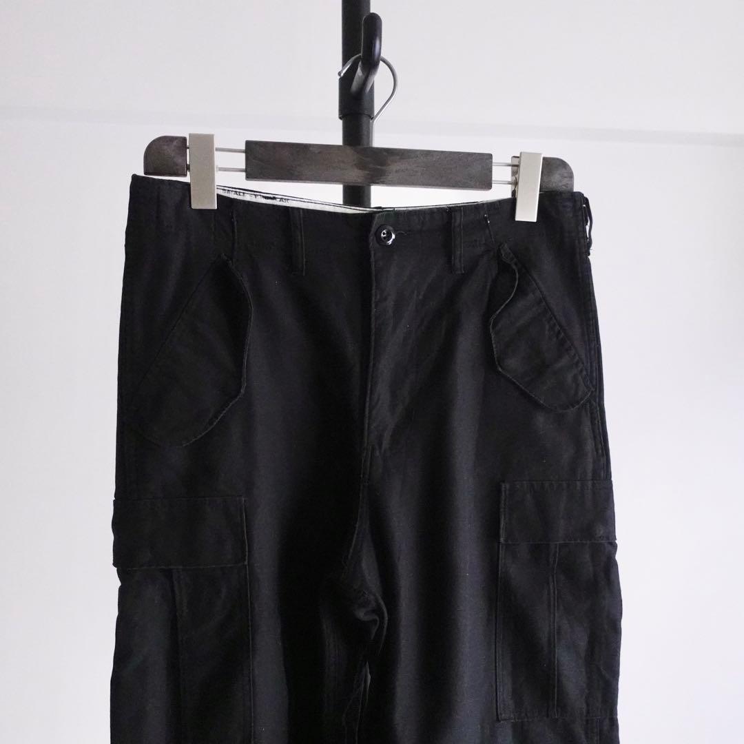 1980s US ARMY M-65 カーゴパンツ　スーパーブラック