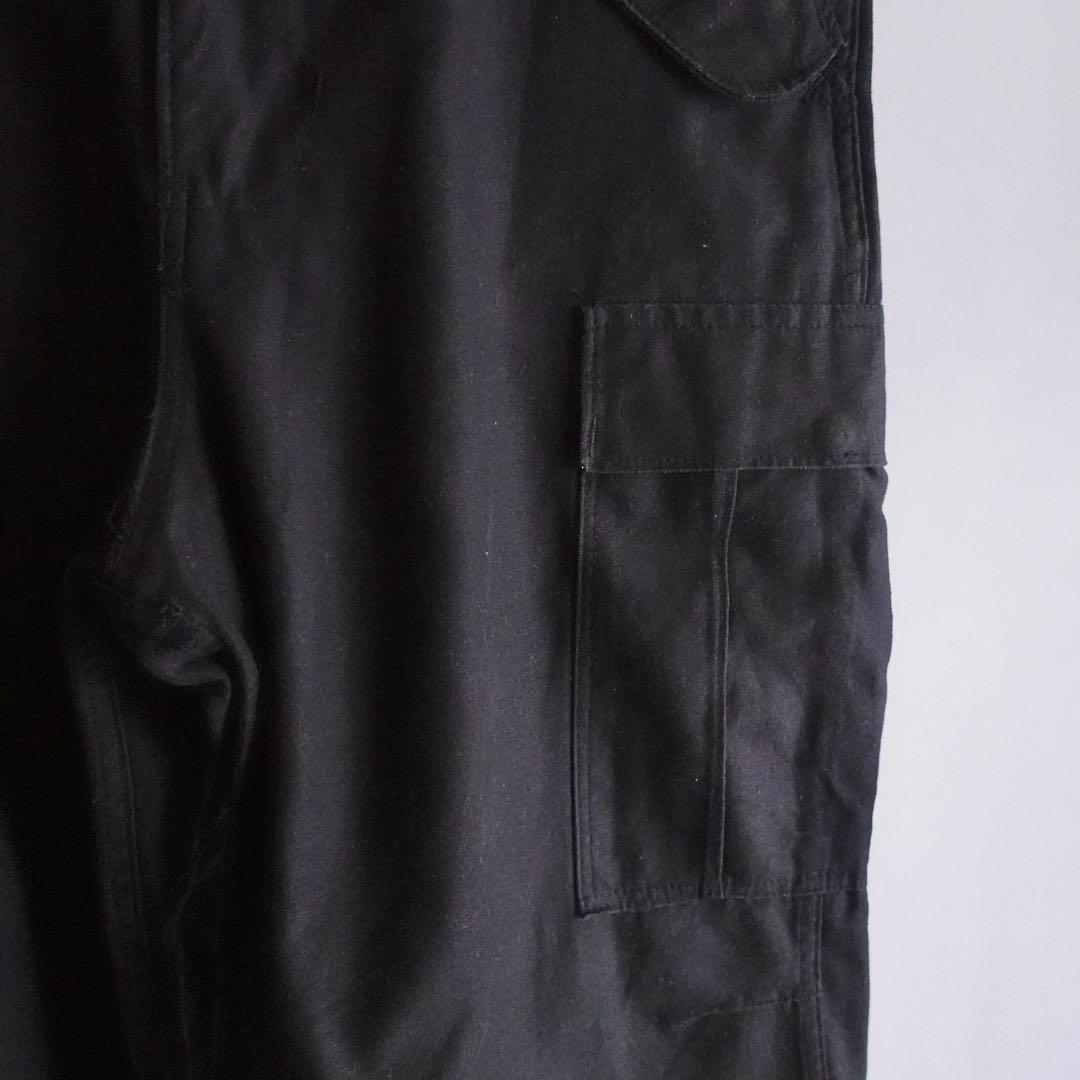 1980s US ARMY M-65 カーゴパンツ　スーパーブラック