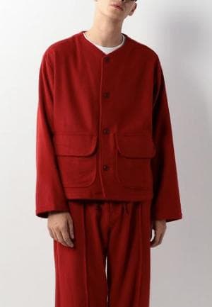 Needles V NECK JACKET ノーカラージャケット