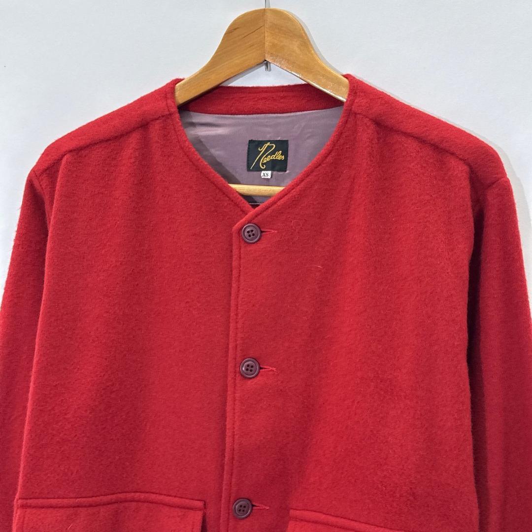 Needles V NECK JACKET ノーカラージャケット