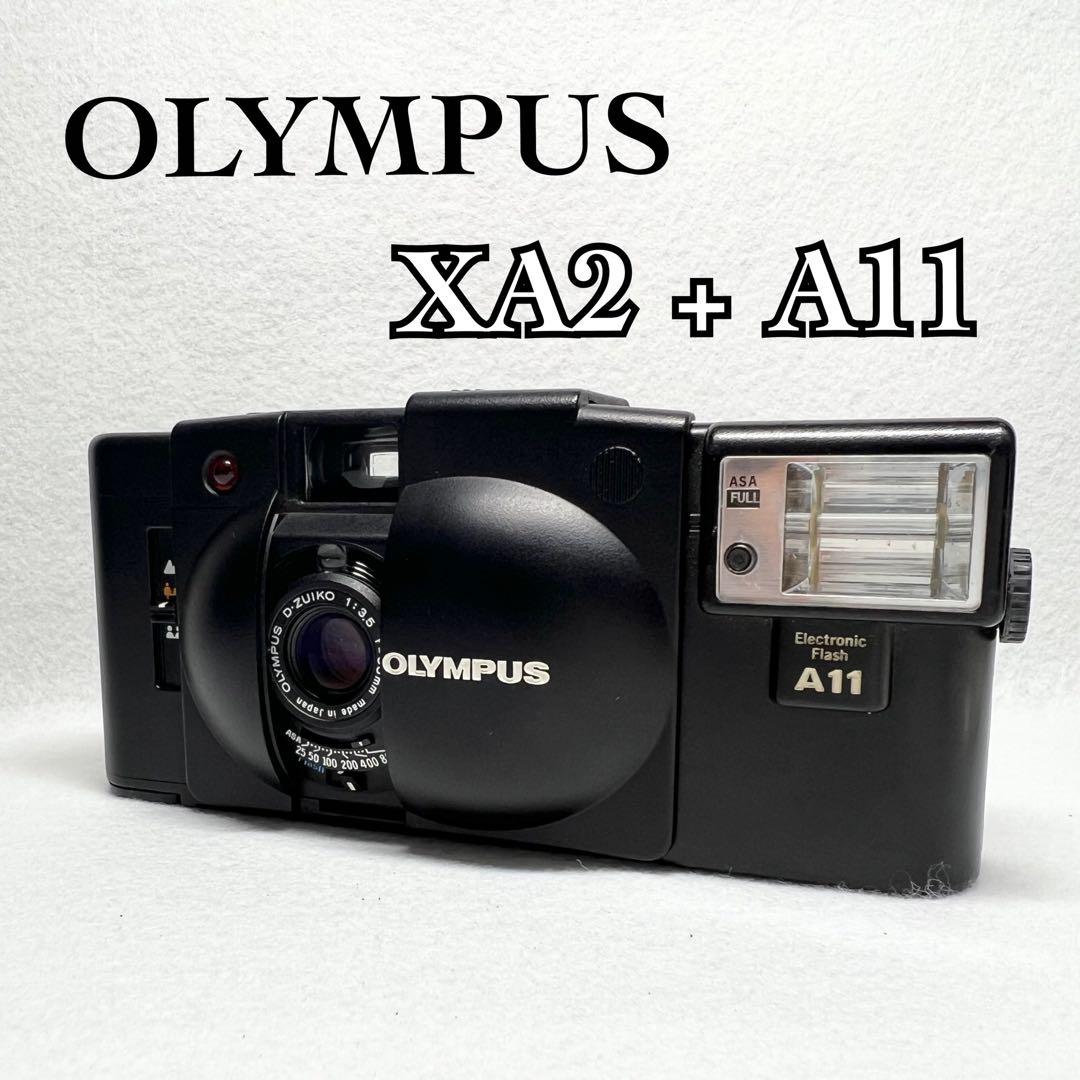 【完動品 美品】OLYMPUS XA2 A11 コンパクトフィルムカメラ 動作