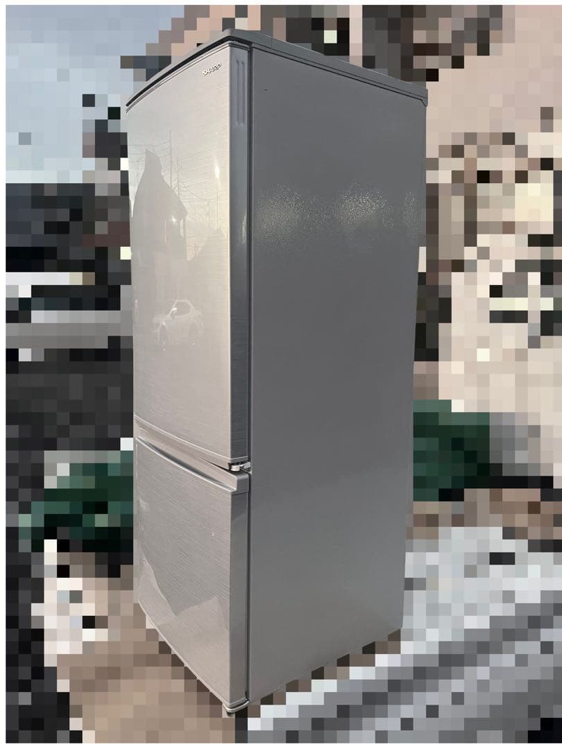 SHARP 2ドア冷蔵庫 167L SJ-D17F-S 2020年製