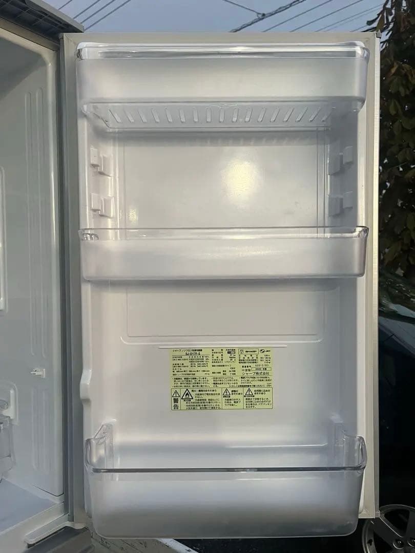 SHARP 2ドア冷蔵庫 167L SJ-D17F-S 2020年製