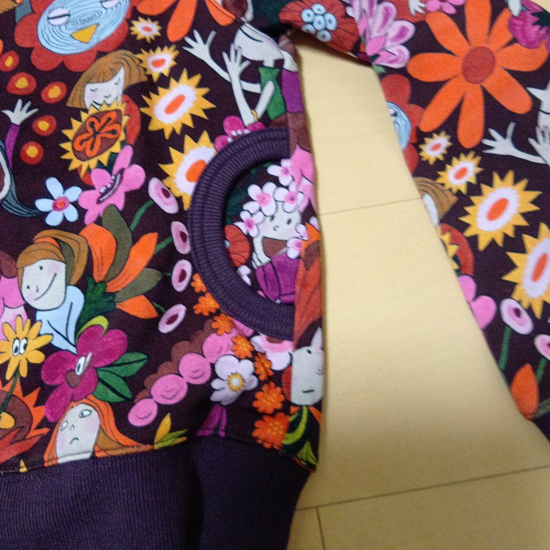 新品、アルベロベロ花柄デザインの紫色ジャンパー