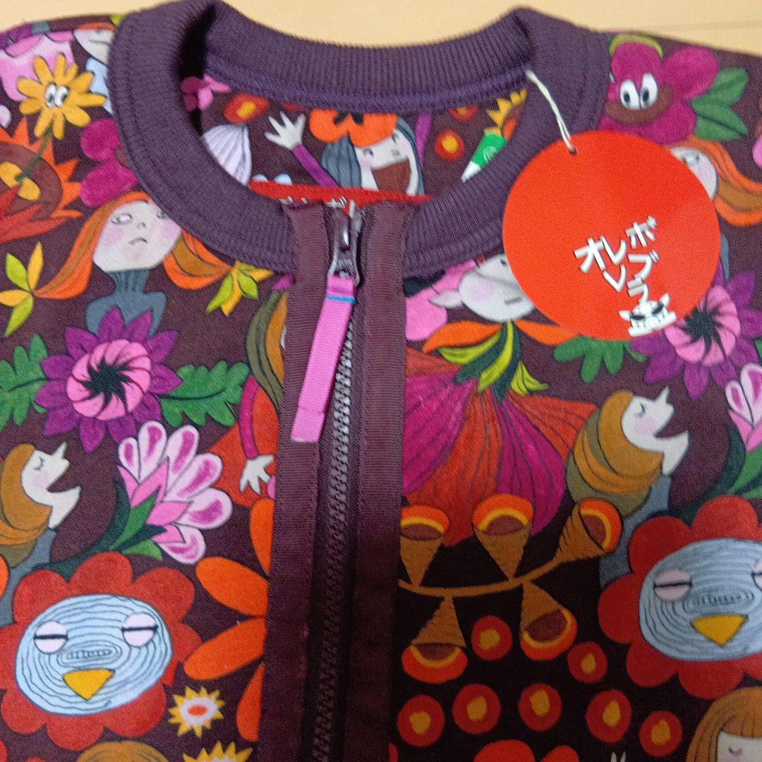 新品、アルベロベロ花柄デザインの紫色ジャンパー