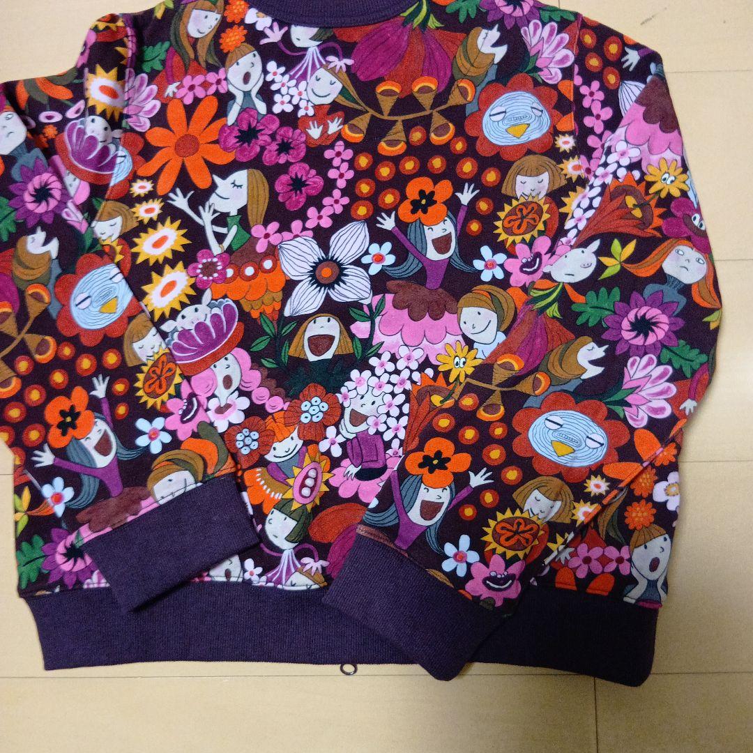 新品、アルベロベロ花柄デザインの紫色ジャンパー