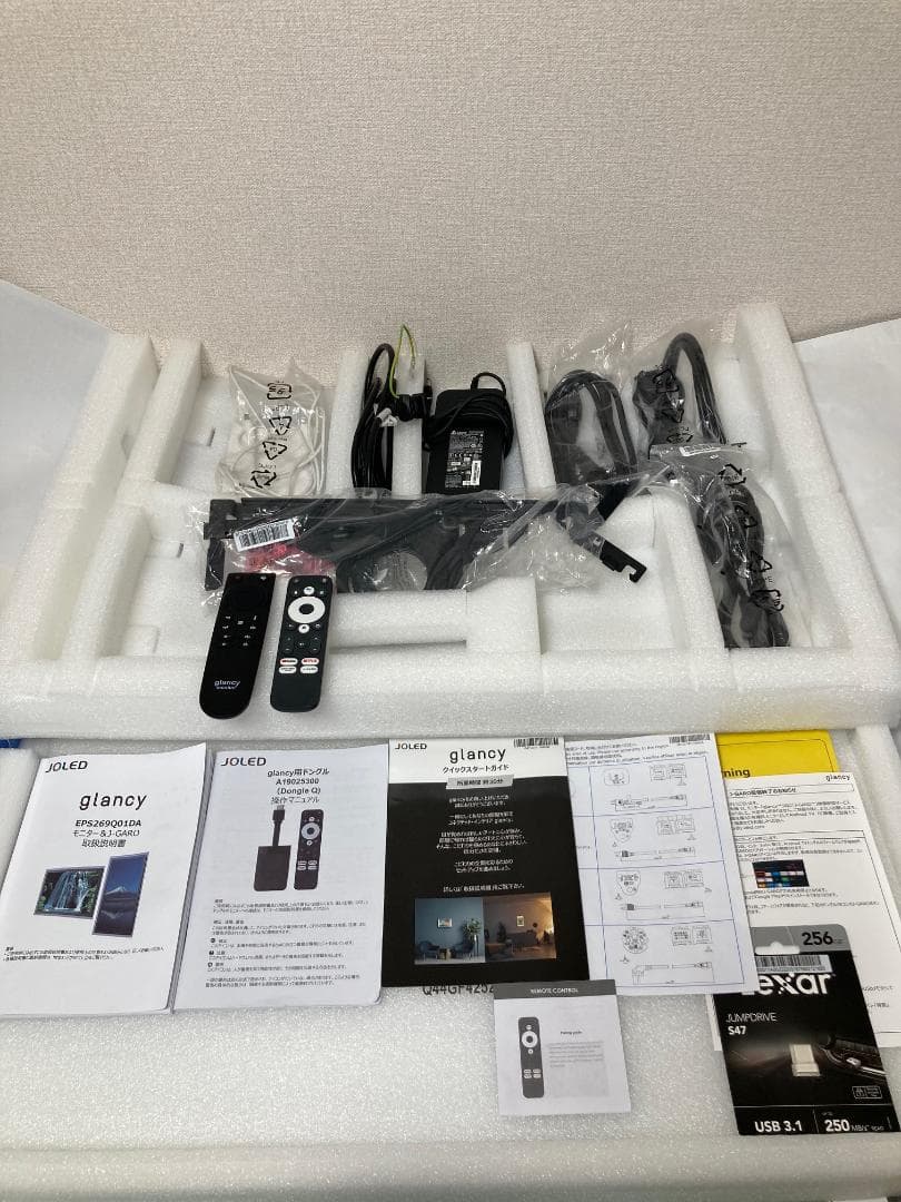 美品　有機EL　 4K 　27インチ　モニター JOLED 国産 glancy