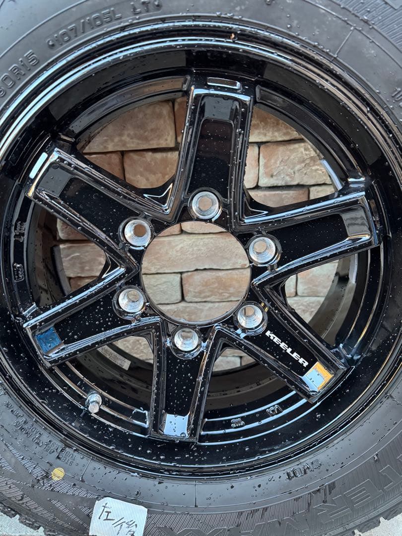 ハイエース195/80R15スタッドレス15インチ6穴139.7キラーホイール