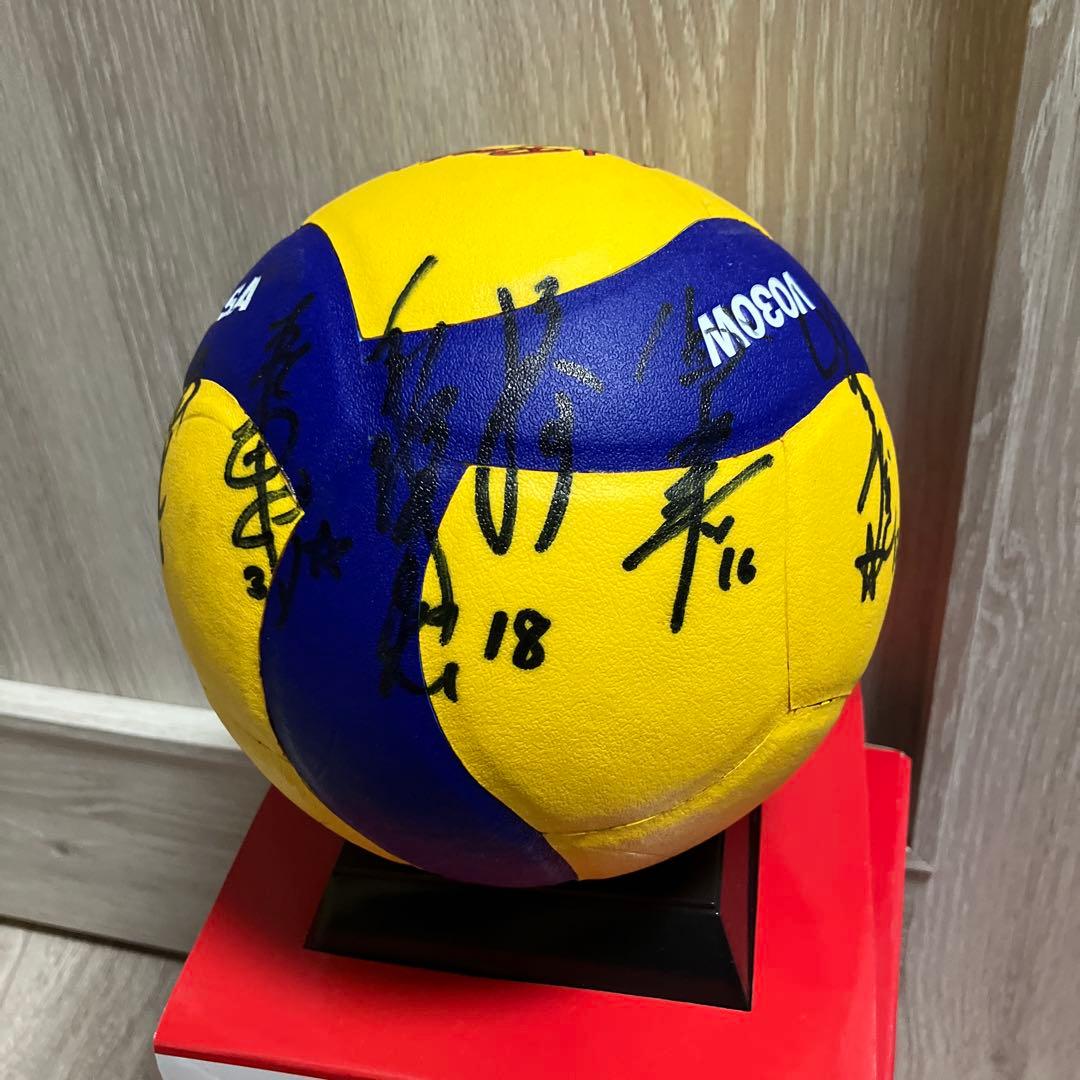 バレーボールNECレッドロケッツサインボール