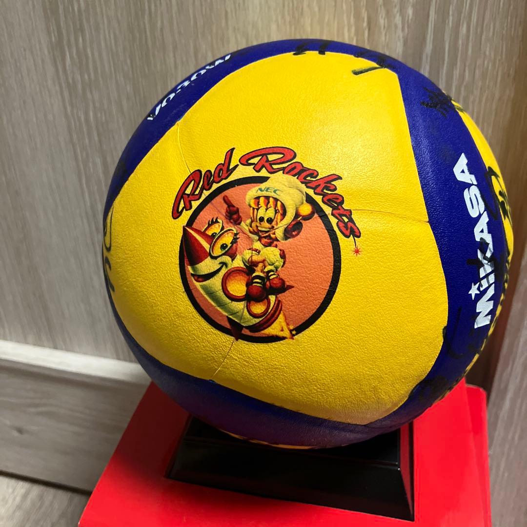 バレーボールNECレッドロケッツサインボール