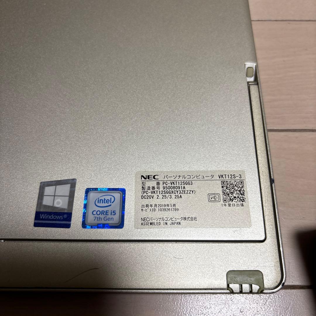 NEC 2in1 タブレットpc VS-3／Core i5・メモリ8GB