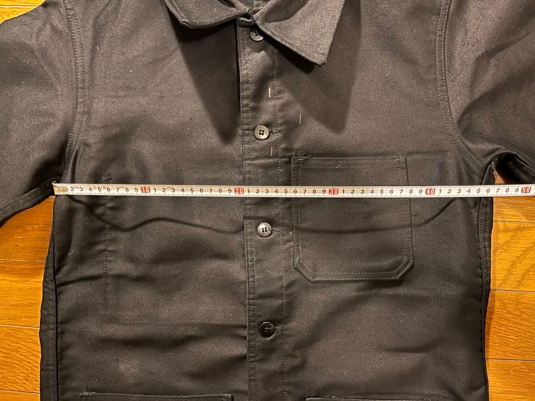 ブラック モールスキン 60s〜70s デッドストック ユーロヴィンテージ