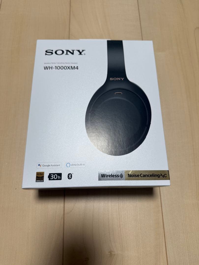 SONY WH-1000XM4ワイヤレスヘッドフォン ブラック