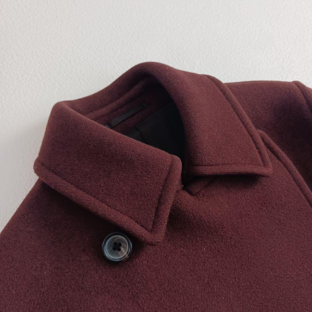 極美品♬　マーガレットハウエル　ウールコート　Pコート　ブラウン　サイズⅡ