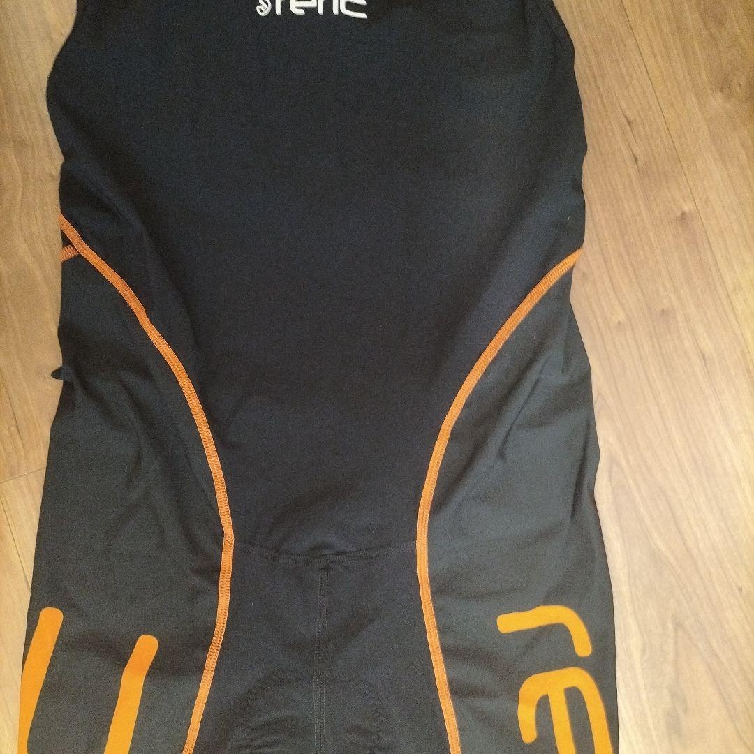 新品 メンズM レリック RERIC トライアスロン レース スーツ 黒オレンジ