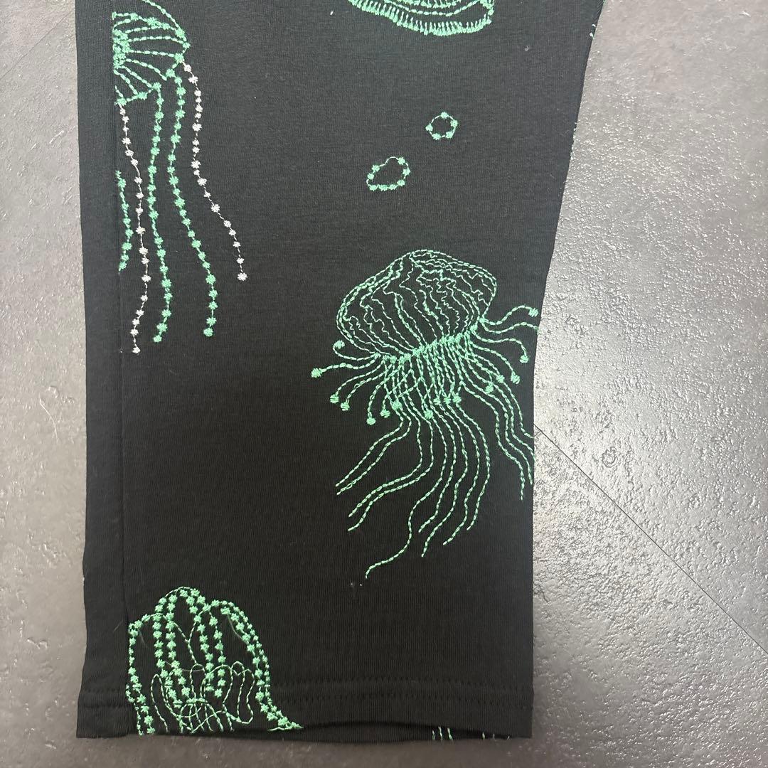 未使用品 marblesud パンツ　刺繍　クラゲ