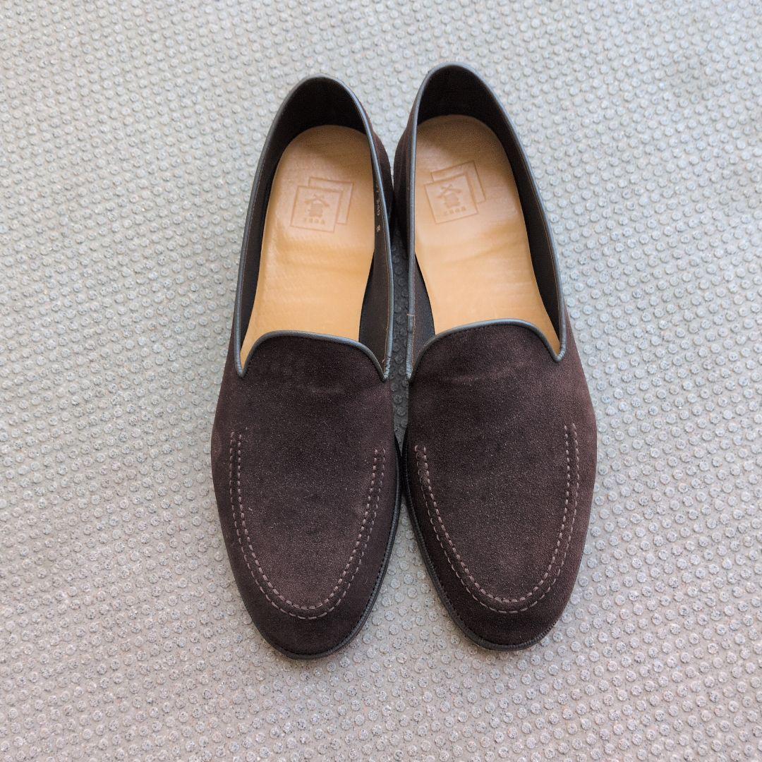 三陽山長スエードモカシン