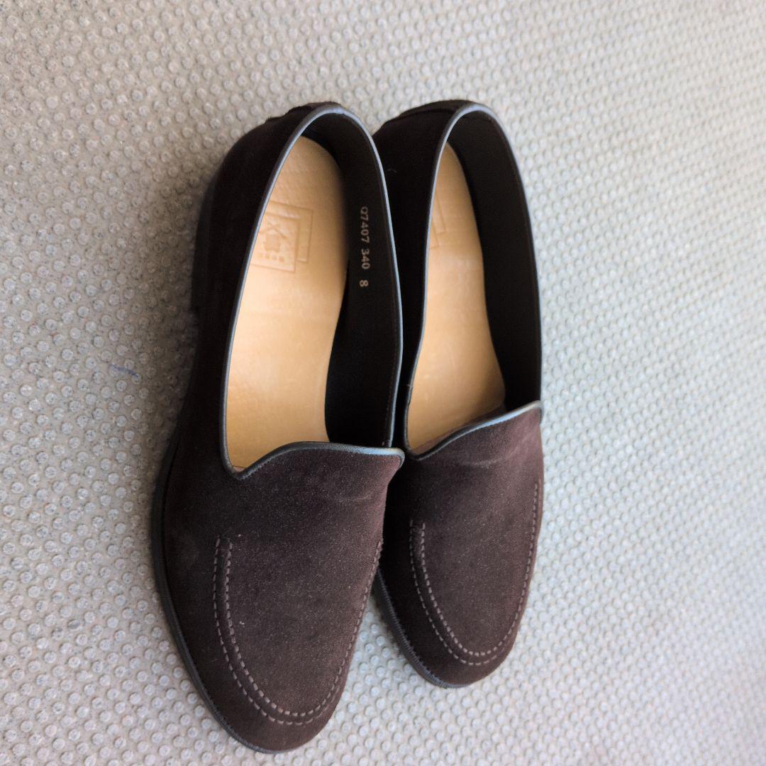 三陽山長スエードモカシン