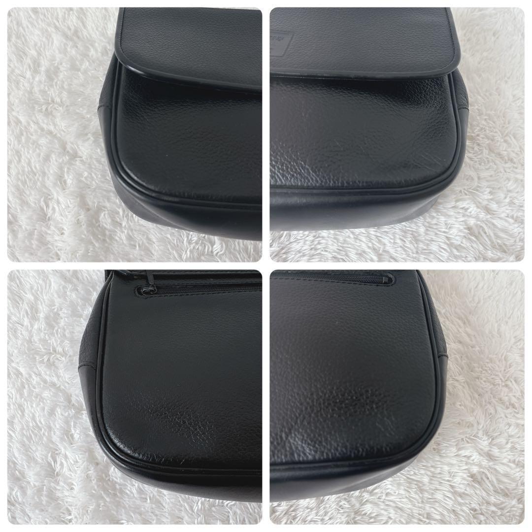 Burberrys ハンドバッグ ノバチェック シャドーホース オールレザー 黒