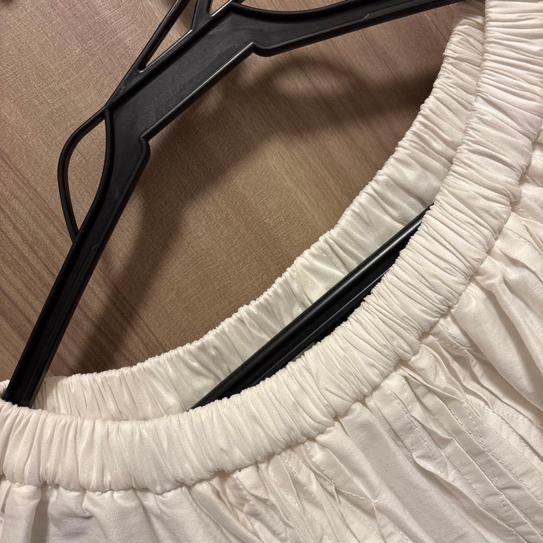 Drawer 22AW コットンシルクブラウス ホワイト eclat掲載