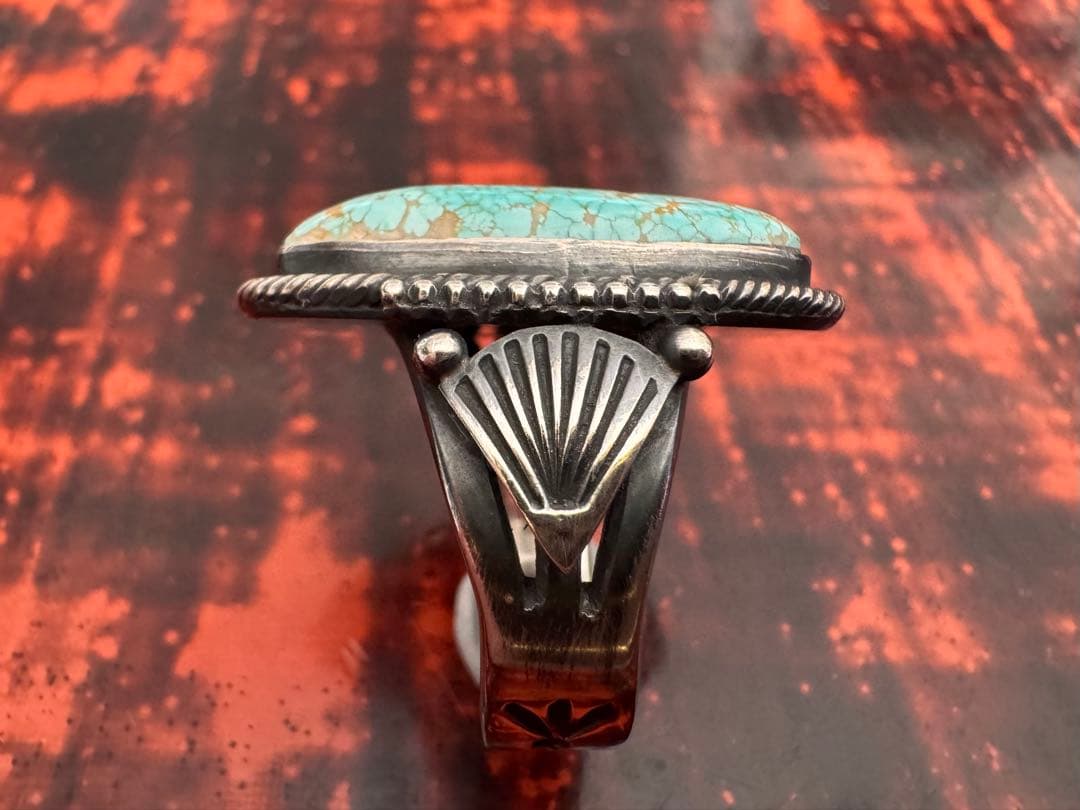 最終 スティーブアルビソ リング 14号 ナンバーエイトターコイズ ナバホ族