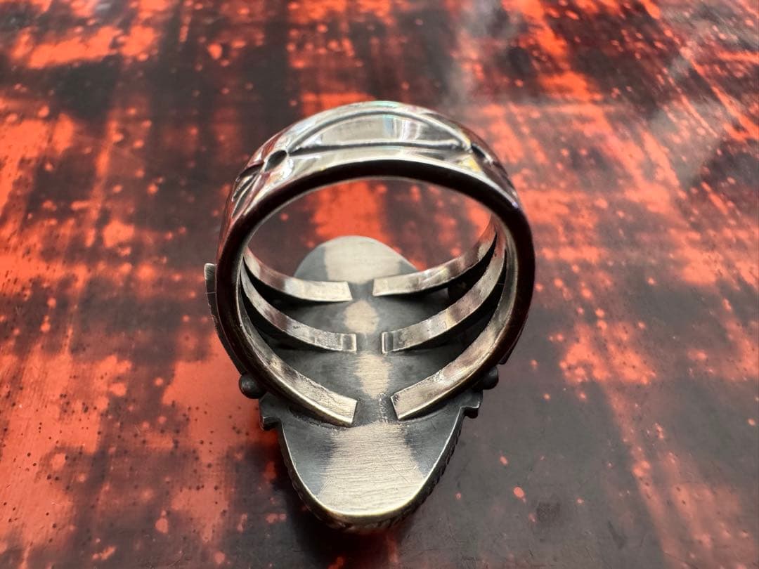 最終 スティーブアルビソ リング 14号 ナンバーエイトターコイズ ナバホ族