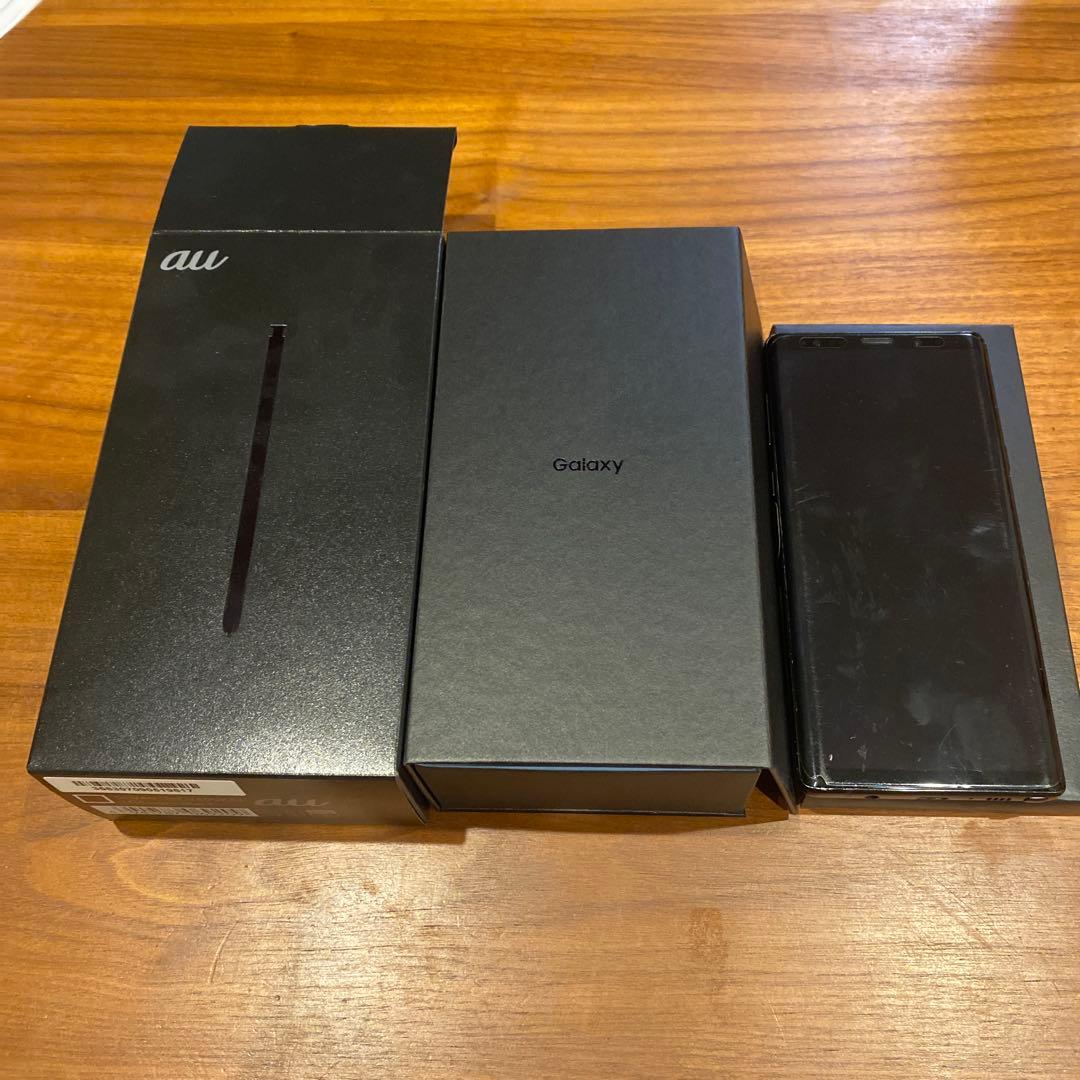 au Galaxy note9スマートフォン本体 箱付き