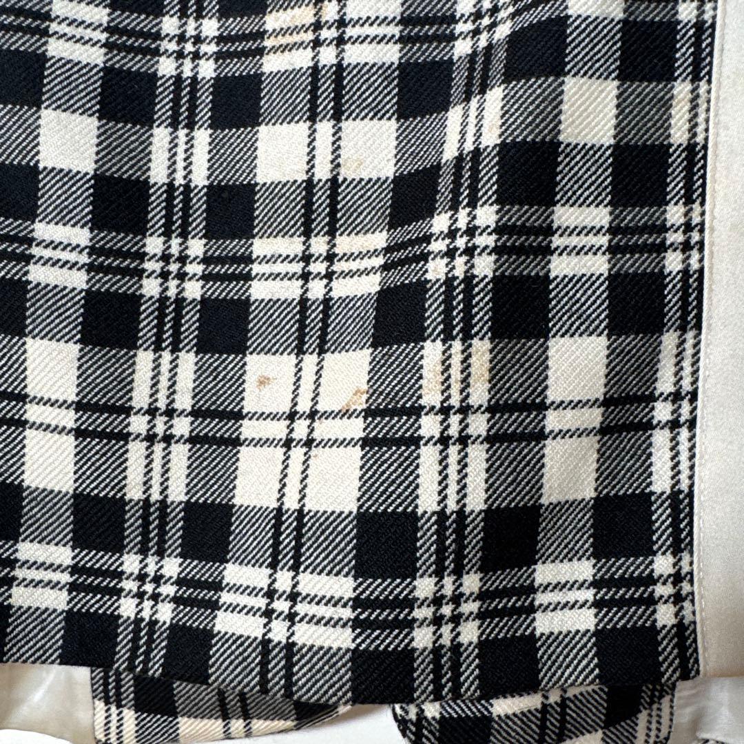 希少　1970s 英国製 ヴィンテージ チェック ウール テーラード　ユーロ