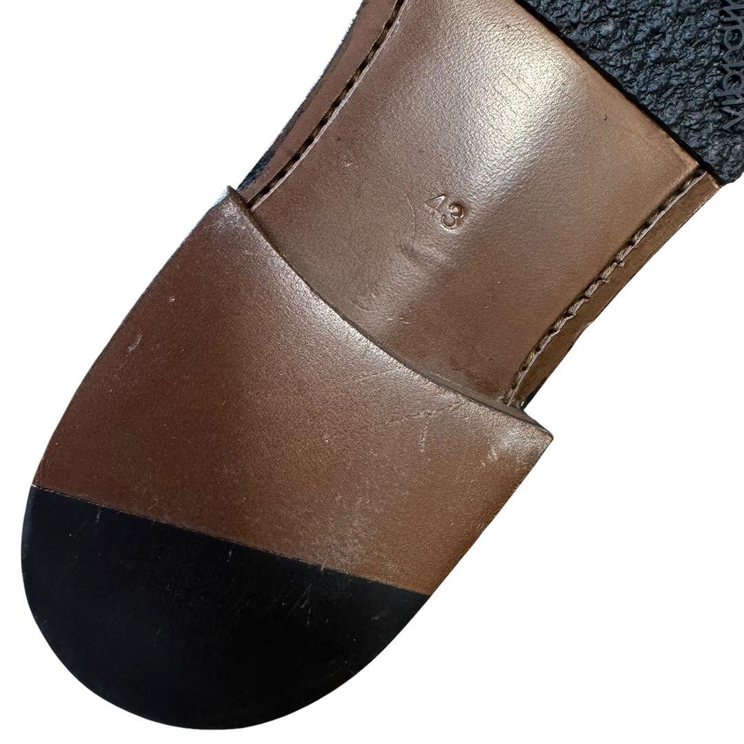 美品ウノピュウノウグァーレトレ/ウィングチップファーサンダル/ベージュ43