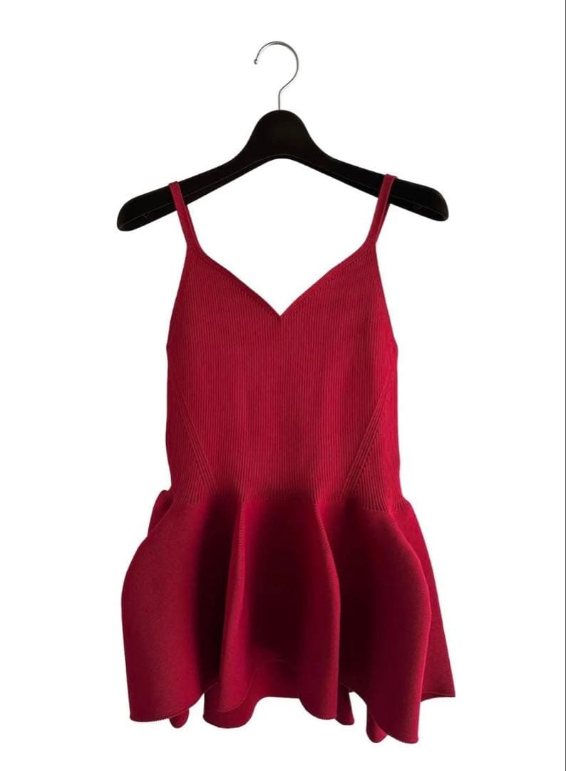 CFCL POTTERY CAMISOLE TOP キャミソール レッド