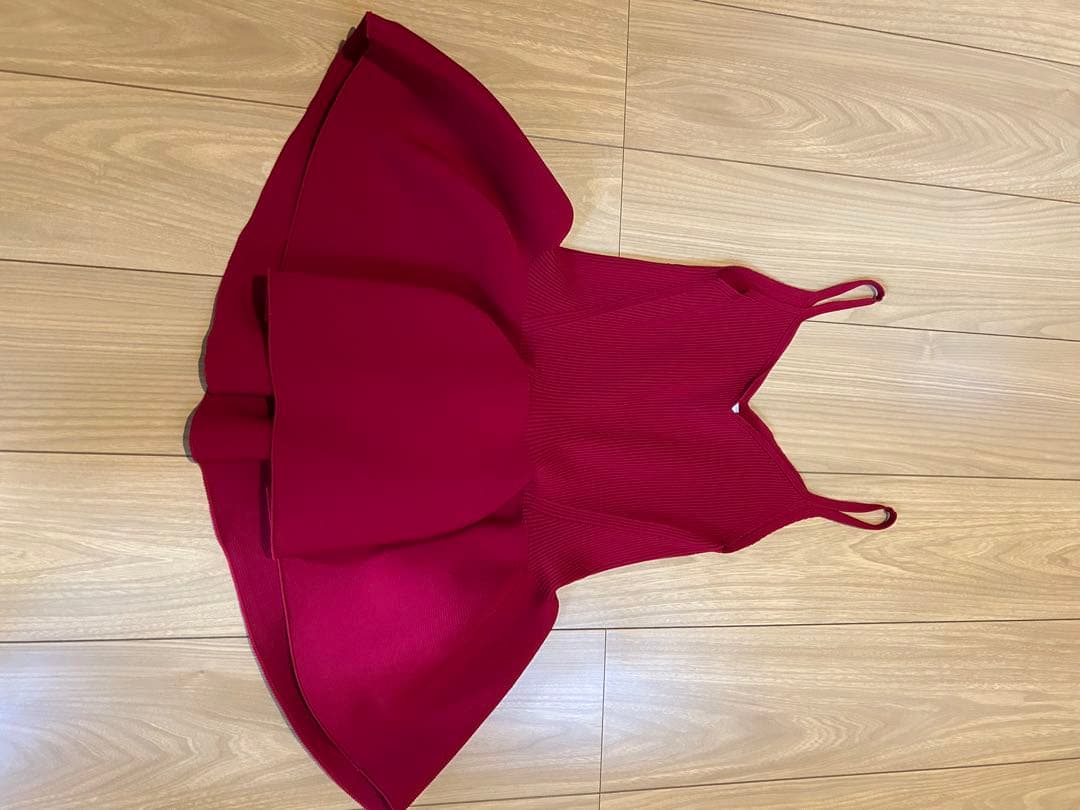 CFCL POTTERY CAMISOLE TOP キャミソール レッド