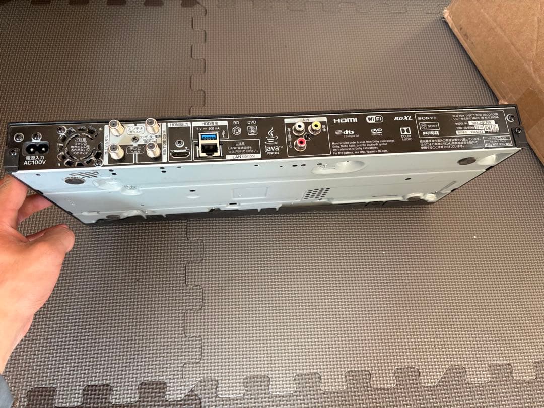SONY ソニー BDZ -ZW1700ブルーレイレコーダー　2021年製