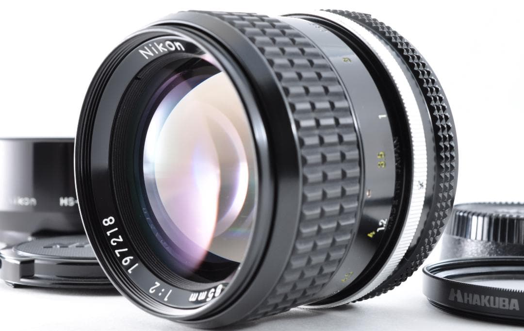 美品 試写写真有り Nikon Ai NIKKOR 85mm F/2 レンズ